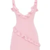 Tania Pink Quartz Rüschen-Minikleid Tania Pink Quartz Rüschen-Minikleid
