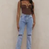 Tate Blue Vintage Fit Jeans in Antikwaschung Tate Blue Vintage Fit Jeans in Antikwaschung
