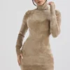 Taya Fawn Chenille-Minikleid Taya Fawn Chenille-Minikleid