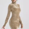 Taya Fawn Chenille-Minikleid Taya Fawn Chenille-Minikleid