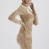 Taya Fawn Chenille-Minikleid Taya Fawn Chenille-Minikleid