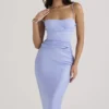 Teia Sky Drapiertes Midi-Korsetts-Kleid Teia Sky Drapiertes Midi-Korsetts-Kleid