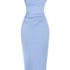 Teia Sky Drapiertes Midi-Korsetts-Kleid Teia Sky Drapiertes Midi-Korsetts-Kleid