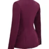 Theodora Weinroter Blazer mit tiefem V-Ausschnitt Theodora Weinroter Blazer mit tiefem V-Ausschnitt
