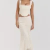 Therese Vintage-Maxirock aus cremefarbener Spitze Therese Vintage-Maxirock aus cremefarbener Spitze