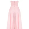 Tiffany Parisian Pink Satin A-Linien-Midi-Kleid Tiffany Parisian Pink Satin A-Linien-Midi-Kleid