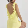 Tink Buttercup Satin-Rüschen-Minikleid Tink Buttercup Satin-Rüschen-Minikleid