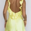 Tink Buttercup Satin-Rüschen-Minikleid Tink Buttercup Satin-Rüschen-Minikleid