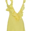 Tink Buttercup Satin-Rüschen-Minikleid Tink Buttercup Satin-Rüschen-Minikleid