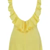 Tink Buttercup Satin-Rüschen-Minikleid Tink Buttercup Satin-Rüschen-Minikleid