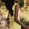 Tink Buttercup Satin-Rüschen-Minikleid Tink Buttercup Satin-Rüschen-Minikleid