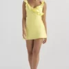 Tink Buttercup Satin-Rüschen-Minikleid Tink Buttercup Satin-Rüschen-Minikleid