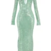 Titania Seafoam Pailletten-Abendkleid Titania Seafoam Pailletten-Abendkleid
