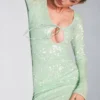 Titania Seafoam Pailletten-Abendkleid Titania Seafoam Pailletten-Abendkleid