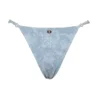Toulouse – Bikinioberteil mit Rüschenbesatz in Blau und Paisley-Muster für die Unterteile Toulouse – Bikinioberteil mit Rüschenbesatz in Blau und Paisley-Muster für die Unterteile