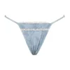 Toulouse – Bikinioberteil mit Rüschenbesatz in Blau und Paisley-Muster für die Unterteile Toulouse – Bikinioberteil mit Rüschenbesatz in Blau und Paisley-Muster für die Unterteile