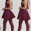 Valentia Weinrotes Neckholder-Minikleid Valentia Weinrotes Neckholder-Minikleid