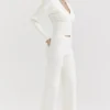 Vanna Off-White-Baumwoll-Strick-Hose Vanna Off-White-Baumwoll-Strick-Hose