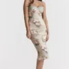 Venus Vintage-Midi-Kleid mit Blumenmuster Venus Vintage-Midi-Kleid mit Blumenmuster