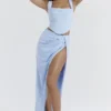 Vesper Maxirock in zartem Blau Vesper Maxirock in zartem Blau