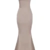 Violette Mushroom Satin Fishtail-Abendkleid Violette Mushroom Satin Fishtail-Abendkleid