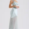Vittoria Pistachio Chiffon-Bodenlanges Abendkleid Vittoria Pistachio Chiffon-Bodenlanges Abendkleid