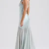 Vittoria Pistachio Chiffon-Bodenlanges Abendkleid Vittoria Pistachio Chiffon-Bodenlanges Abendkleid