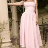 Vivien Strawberry Shortcake Gingham Midi-Sommerkleid Vivien Strawberry Shortcake Gingham Midi-Sommerkleid