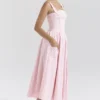 Vivien Strawberry Shortcake Gingham Midi-Sommerkleid Vivien Strawberry Shortcake Gingham Midi-Sommerkleid
