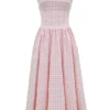 Vivien Strawberry Shortcake Gingham Midi-Sommerkleid Vivien Strawberry Shortcake Gingham Midi-Sommerkleid