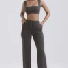 Yalina Hose aus Kaschmirmischung in Anthrazit Yalina Hose aus Kaschmirmischung in Anthrazit