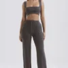 Yalina Hose aus Kaschmirmischung in Anthrazit Yalina Hose aus Kaschmirmischung in Anthrazit