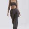 Yalina Hose aus Kaschmirmischung in Anthrazit Yalina Hose aus Kaschmirmischung in Anthrazit