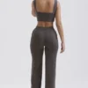 Yalina Hose aus Kaschmirmischung in Anthrazit Yalina Hose aus Kaschmirmischung in Anthrazit