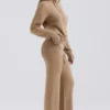Yalina-Hose aus Kaschmirmischung in Camel Yalina-Hose aus Kaschmirmischung in Camel