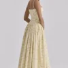 Ysabella Midi-Sommerkleid aus Baumwolle mit Blumen- und Zitronenprint Ysabella Midi-Sommerkleid aus Baumwolle mit Blumen- und Zitronenprint
