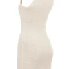 Zaira Cremefarbenes Minikleid aus Chenille-Strick Zaira Cremefarbenes Minikleid aus Chenille-Strick