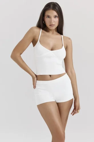 Zierliches Strick-Oberteil „Summer White“
