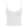 Zierliches Strick-Oberteil „Summer White“ Zierliches Strick-Oberteil „Summer White“